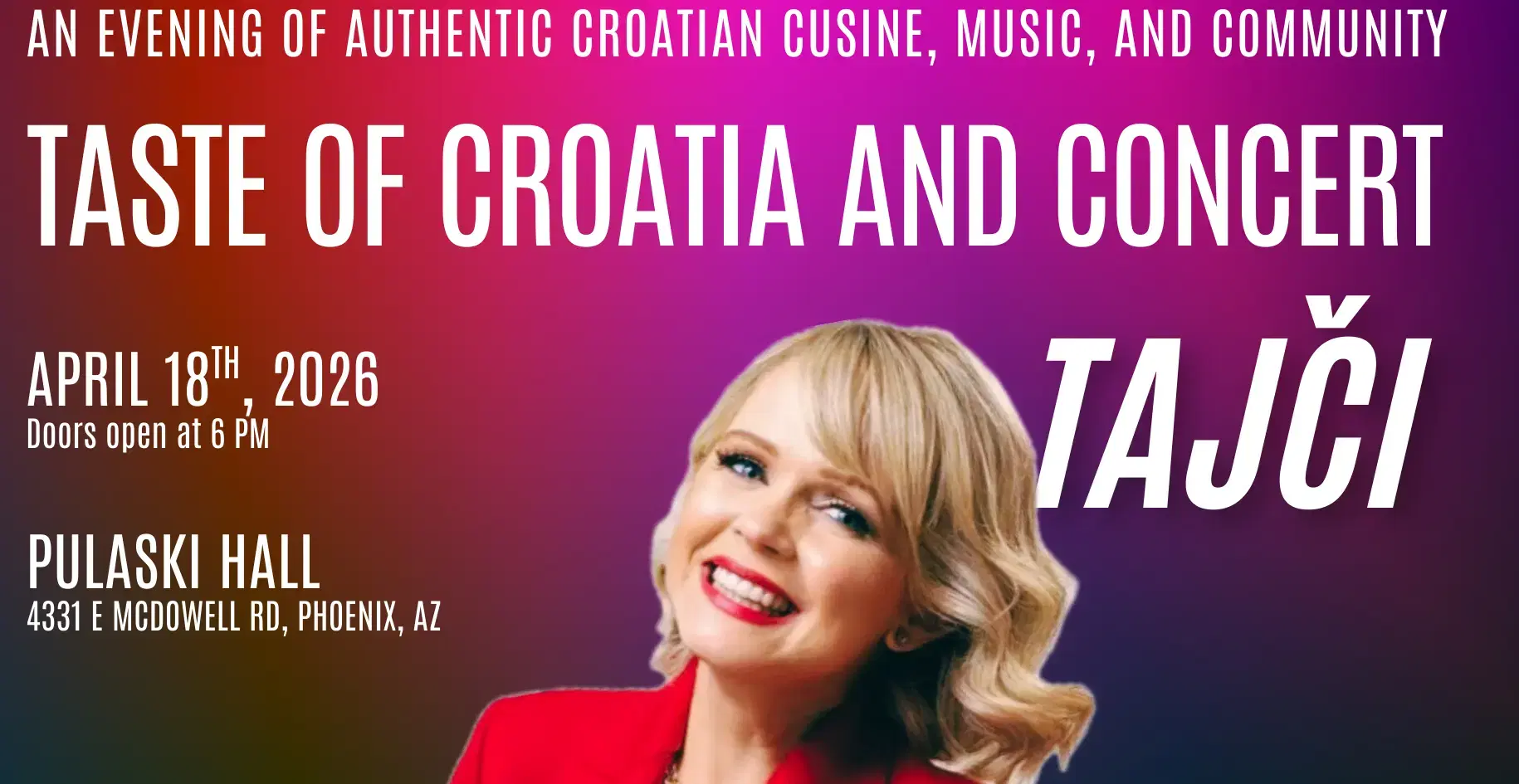 Taste of Croatia: An Evening with Tajci