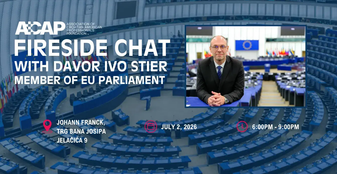 ACAP Zagreb: Fireside chat with Davor Ivo Stier, Member of the European Parliament