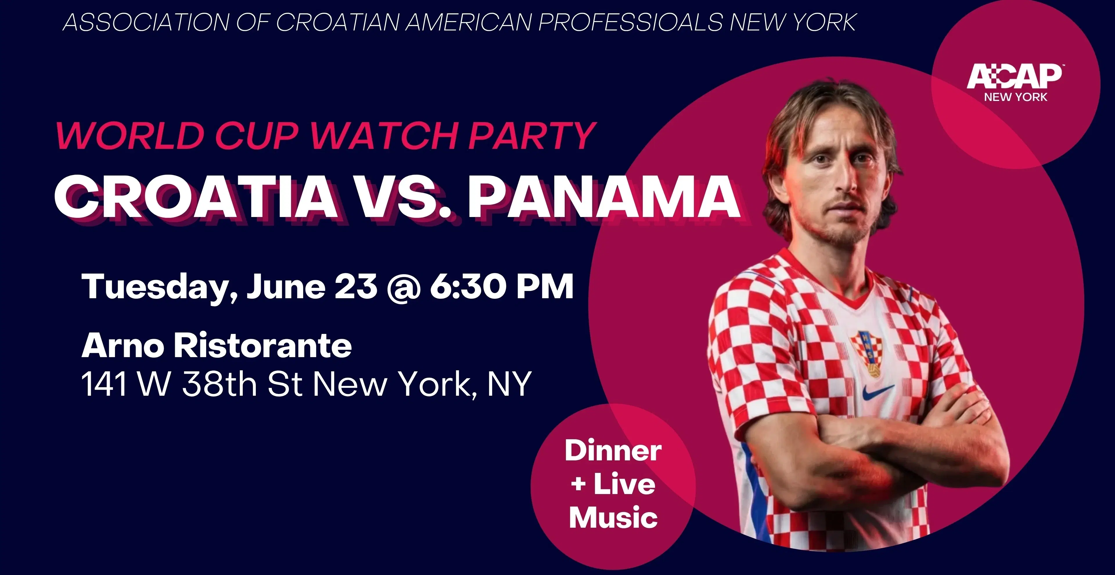 ACAP NYC World Cup Watch Party - Croatia vs. Panama